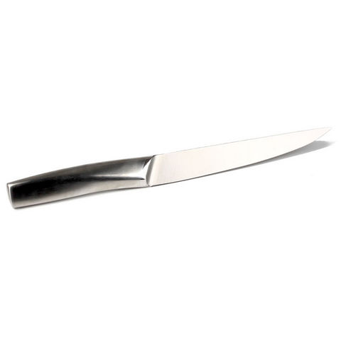 WHITE LABEL - Kitchen knife-WHITE LABEL-Couteau à Trancher en acier inoxydable enrichi au 