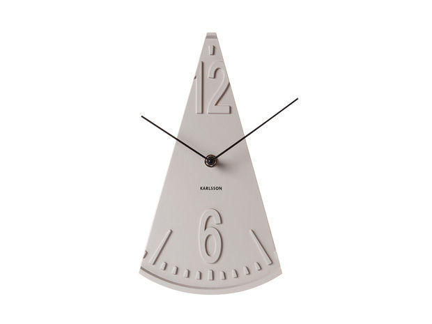 Karlsson Clocks - Wall clock-Karlsson Clocks-Horloge balance grise à poser 16x28,5cm