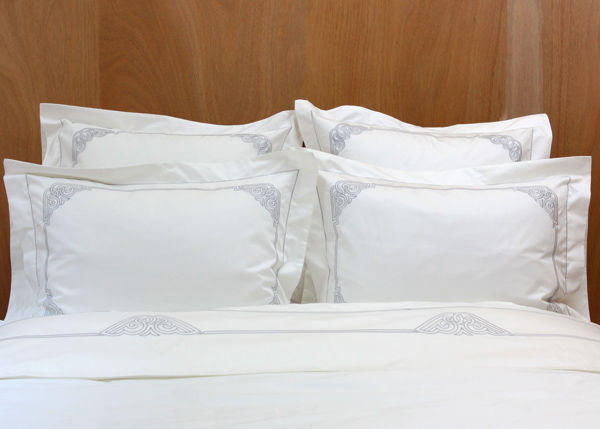 Badam TS - Bed linen set-Badam TS-Art déco / Silver