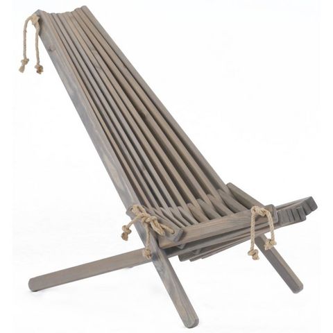 ECOFURN - Deck chair-ECOFURN-Chilienne en bois EcoChair (coussin offert) Pin Gr
