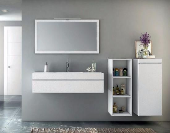 FIORA - Bathroom furniture-FIORA-Stucco