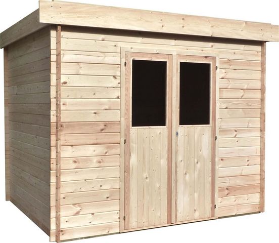 Cihb - Wood garden shed-Cihb-Abri de jardin moderne en bois non traité Futuro 5
