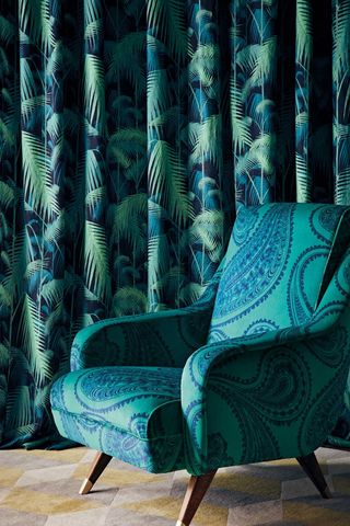 Cole & Son - Upholstery fabric-Cole & Son-Palm Jungle
