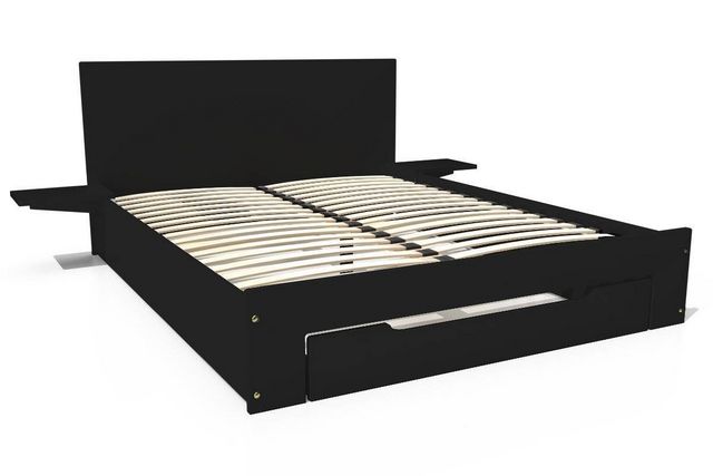 ABC MEUBLES - Double bed with drawers-ABC MEUBLES