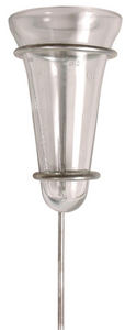 WORLD OF WEATHER - pluviomètre gradué en verre et zinc 11,5x131cm - Regenmesser