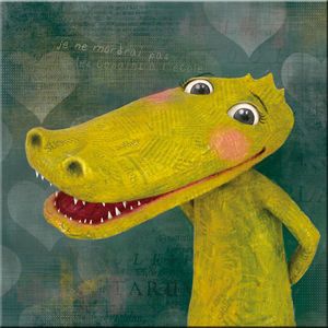 DECOHO - le crocodile - Dekorative Gemälde Für Kinder