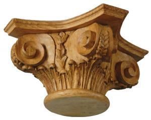 Wild Goose Carvings - large corinthian column capital - Kapitell