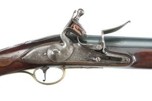 Peter Finer - fine and rare english flintlock carbine by j. hick - Karabiner Und Gewehr