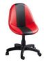 Bürostuhl-WHITE LABEL-Chaise de bureau pivotante coloris rouge et noir
