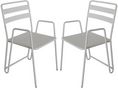 Gartensessel-Delorm design-Chaise en métal Envy (Lot de 2)