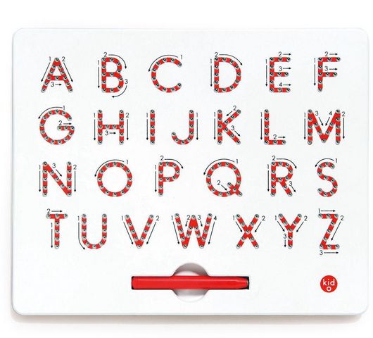 Kid O - Lernspiel-Kid O-Tablette magnétique j'apprends les lettres majusc
