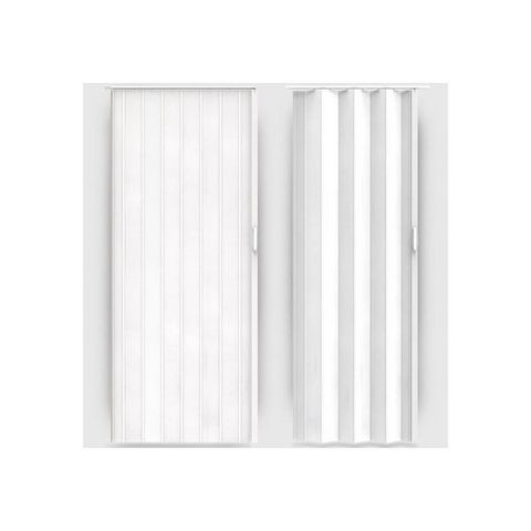 WHITE LABEL - Falttür-WHITE LABEL-Porte accordéon pliante extensible PVC