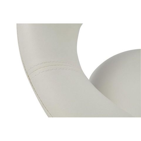 WHITE LABEL - -WHITE LABEL-Tabouret à roulette chaise bureau blanc