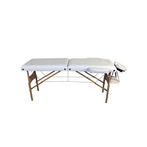 WHITE LABEL - Massagetisch-WHITE LABEL-Table de massage 7,5 cm épaisseur blanc