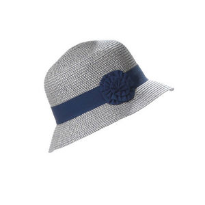 WHITE LABEL - chapeau cloche femme paille pliable - Sombrero
