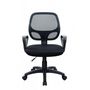 Sillón de escritorio-WHITE LABEL-Chaise fauteuil de bureau noir