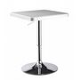 Mesa para comer de pie-WHITE LABEL-Table de bar bistrot hauteur réglable
