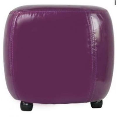 International Design - Puf-International Design-Pouf rond PVC - Couleur - Violet