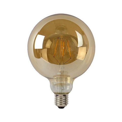 LUCIDE - Bombilla LED-LUCIDE-Ampoule LED E27 5W/40W 2700K 400lm Filament ambre