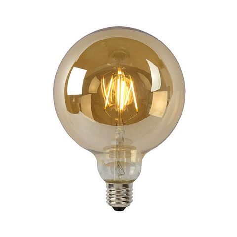 LUCIDE - Bombilla LED-LUCIDE-Ampoule LED E27 5W/40W 2700K 400lm Filament ambre