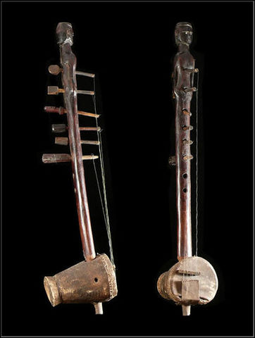 Arts Africains - Laúd-Arts Africains-Harpe Luth Kora