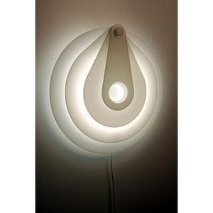 Decogalerie - lampe target blanche - Lampada Da Ufficio