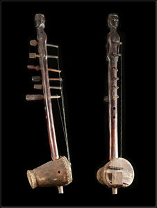 Arts Africains - harpe luth kora - Liuto