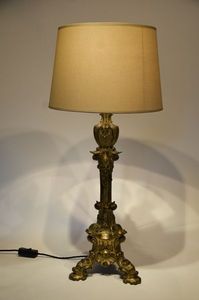3details - ormolu stick table lamp (lampe torchère) - Portafiaccole