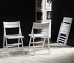 Sedia pieghevole-WHITE LABEL-Lot de 2 chaises pliante ROBERT blanche.