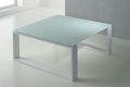 Tavolino quadrato-WHITE LABEL-Table basse carréE TACOS blanche