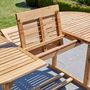 Set tavolo e sedie da giardino-BOIS DESSUS BOIS DESSOUS-Table en bois d'acacia FSC 6 à 8 places