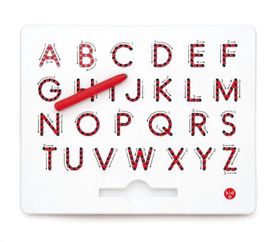 Kid O - Giocattolo prima infanzia-Kid O-Tablette magnétique j'apprends les lettres majusc